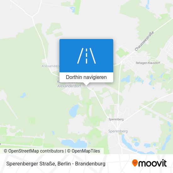 Sperenberger Straße Karte