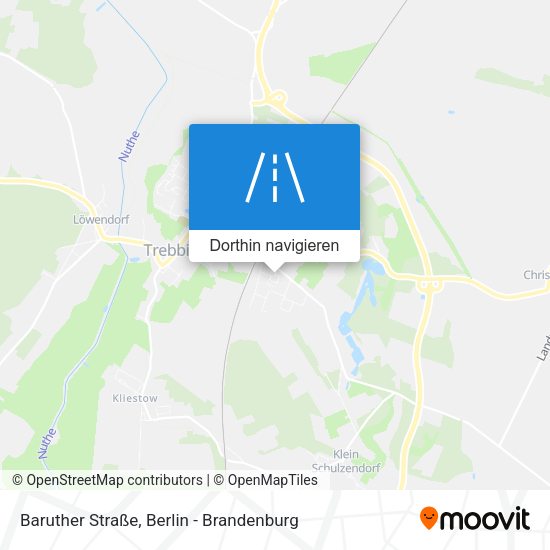 Baruther Straße Karte