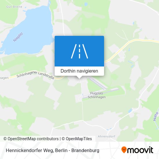 Hennickendorfer Weg Karte