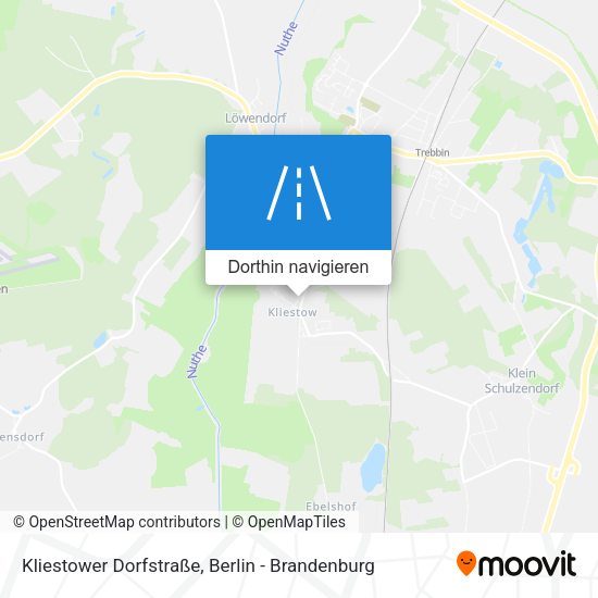 Kliestower Dorfstraße Karte