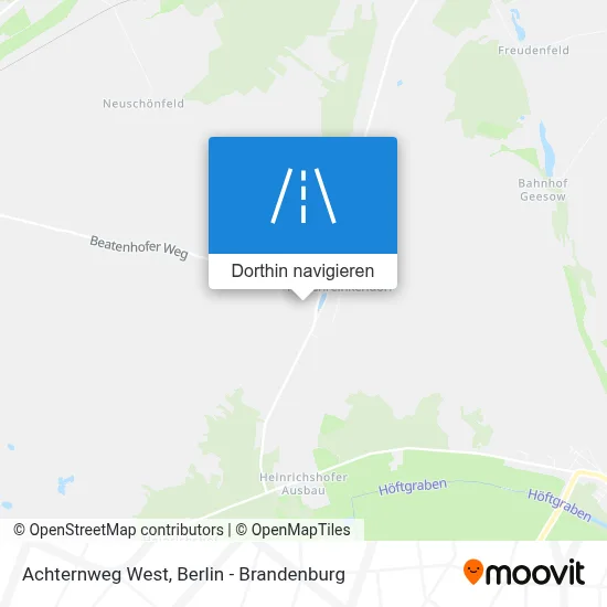 Achternweg West Karte