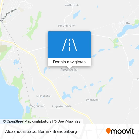 Alexanderstraße Karte