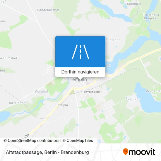 Altstadtpassage Karte