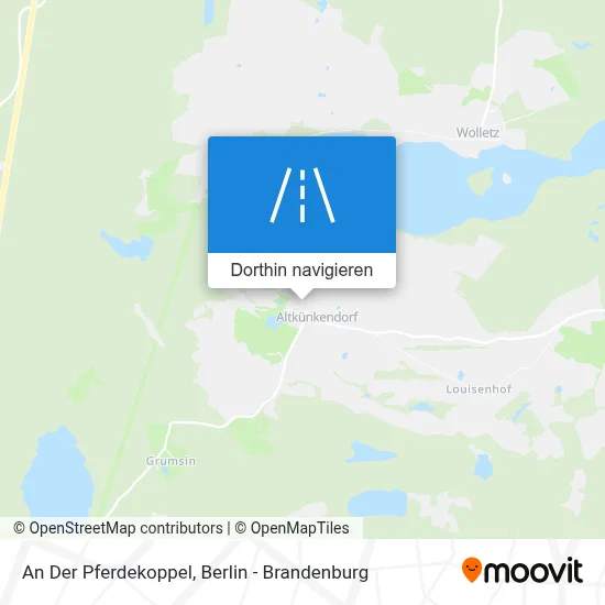 An Der Pferdekoppel Karte