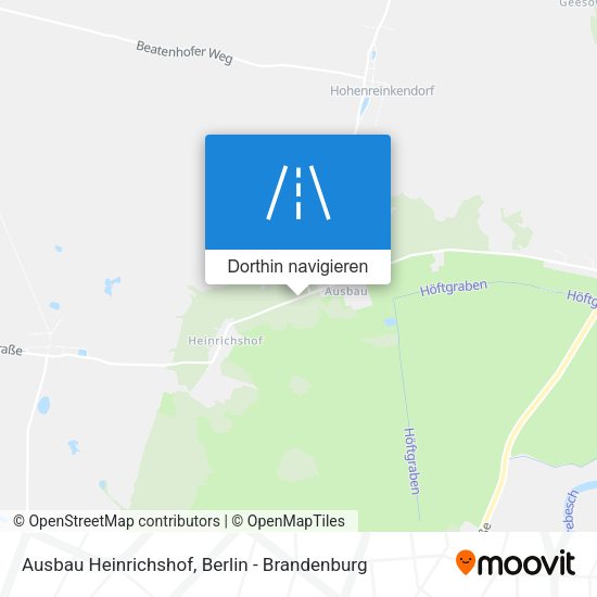 Ausbau Heinrichshof Karte
