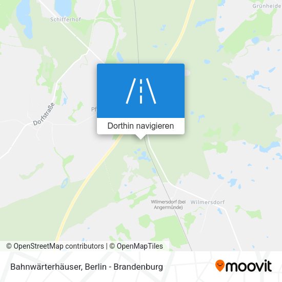 Bahnwärterhäuser Karte