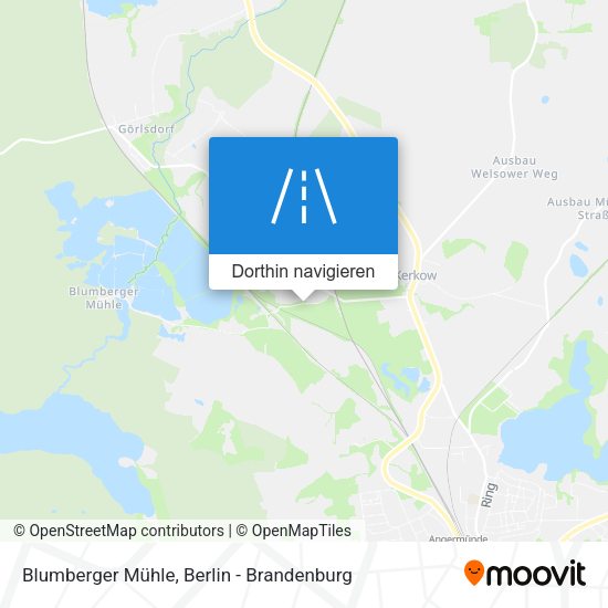 Blumberger Mühle Karte