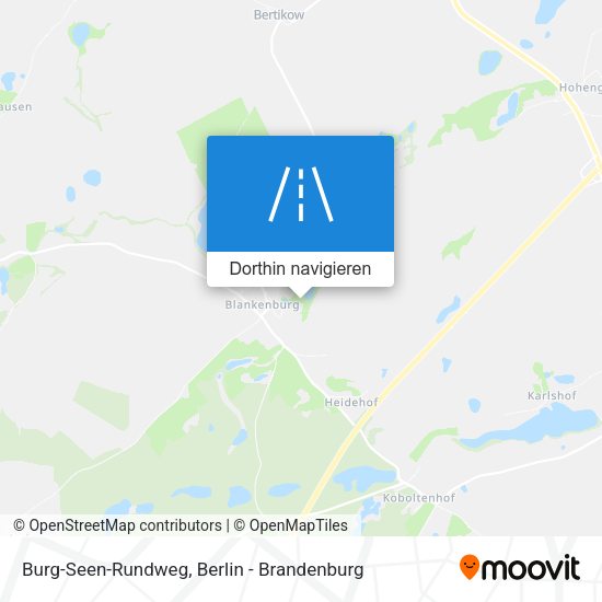 Burg-Seen-Rundweg Karte