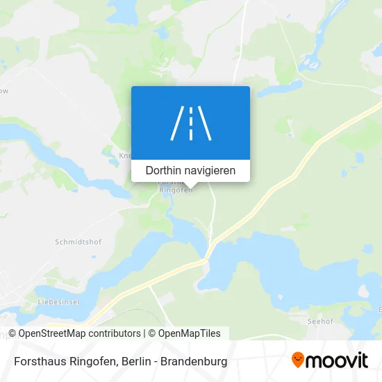 Forsthaus Ringofen Karte