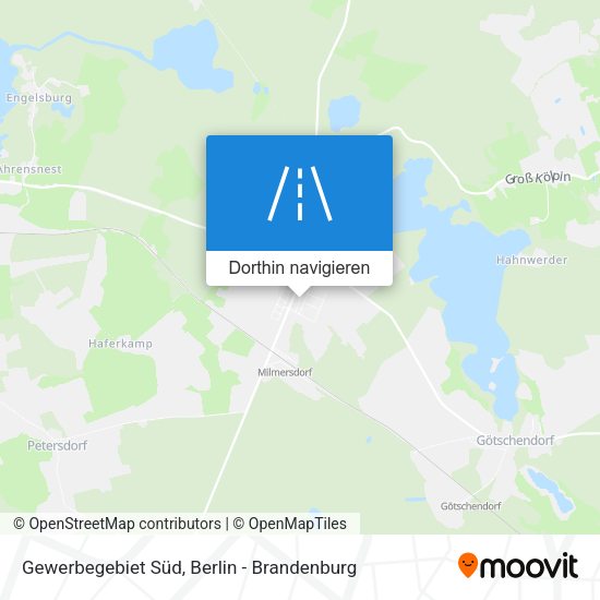 Gewerbegebiet Süd Karte