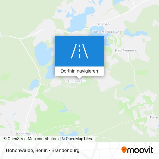 Hohenwalde Karte