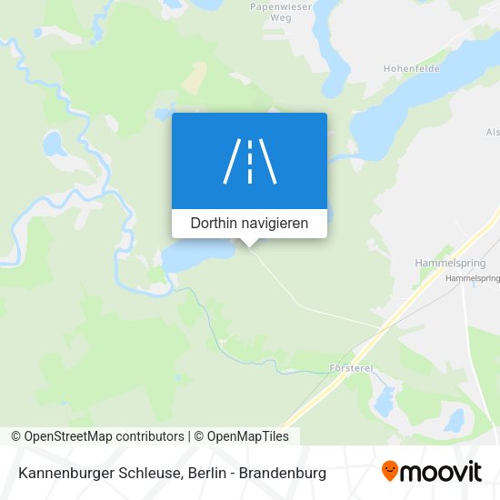Kannenburger Schleuse Karte