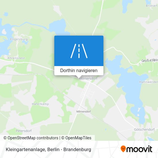 Kleingartenanlage Karte