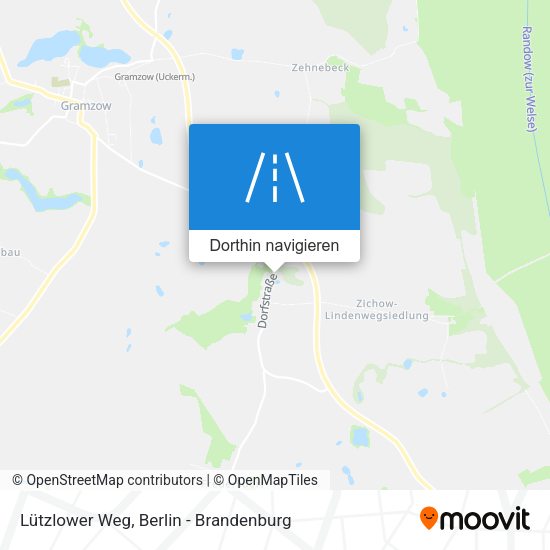 Lützlower Weg Karte