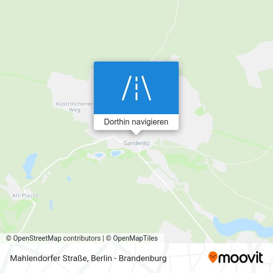 Mahlendorfer Straße Karte
