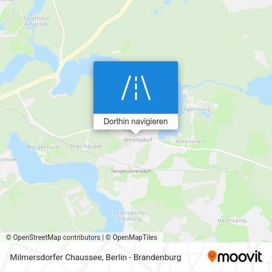 Milmersdorfer Chaussee Karte