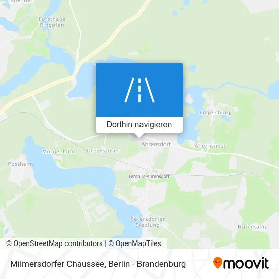 Milmersdorfer Chaussee Karte