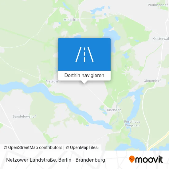 Netzower Landstraße Karte