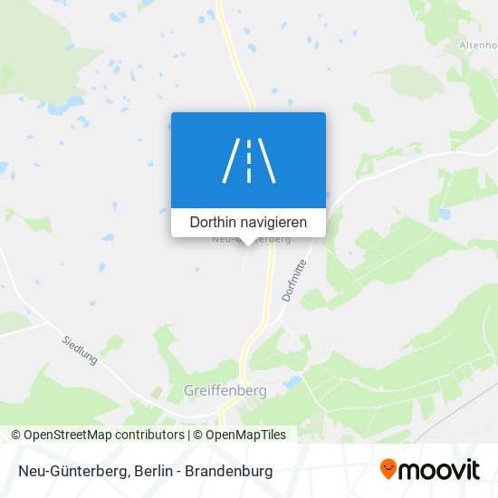 Neu-Günterberg Karte