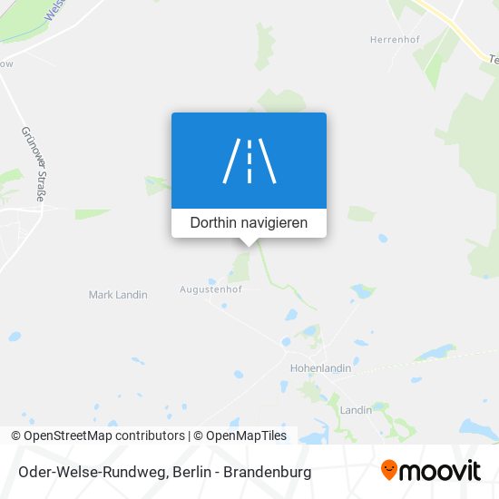Oder-Welse-Rundweg Karte
