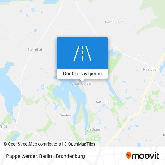Pappelwerder Karte