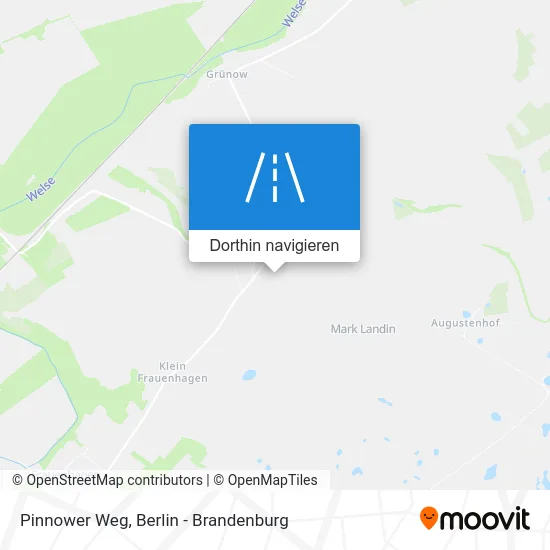 Pinnower Weg Karte