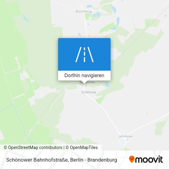Schönower Bahnhofstraße Karte