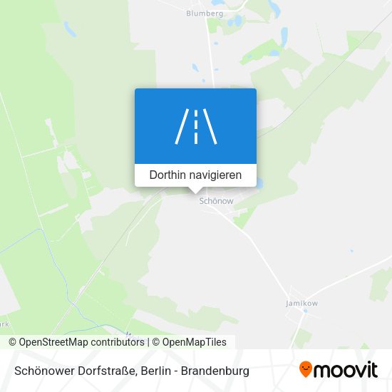 Schönower Dorfstraße Karte