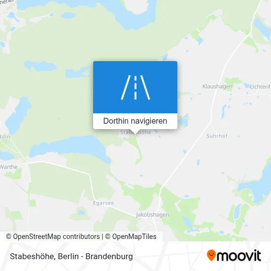 Stabeshöhe Karte