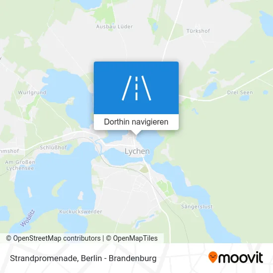 Strandpromenade Karte