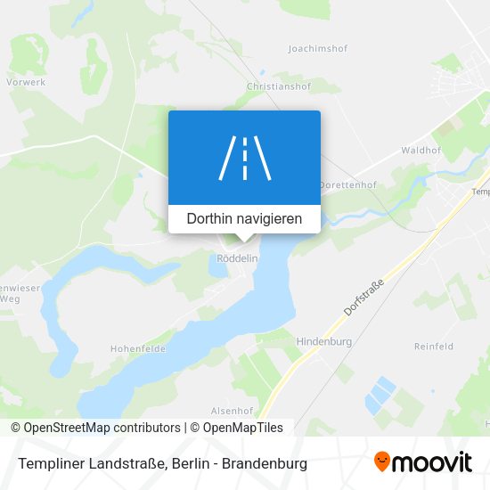 Templiner Landstraße Karte