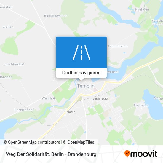 Weg Der Solidarität Karte