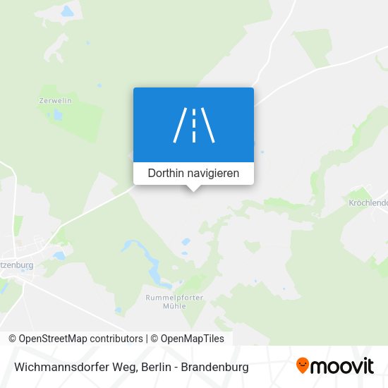 Wichmannsdorfer Weg Karte