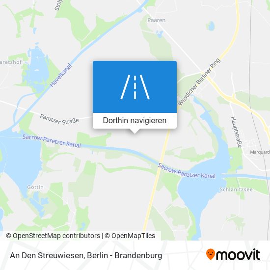 An Den Streuwiesen Karte