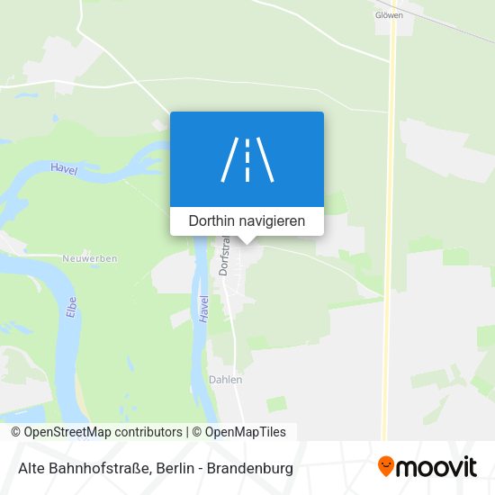 Alte Bahnhofstraße Karte