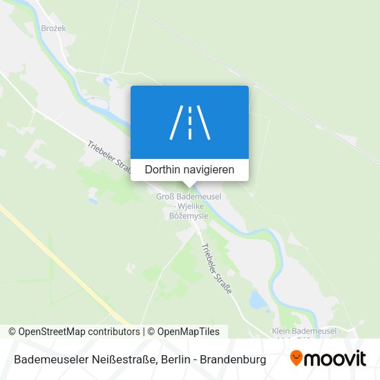 Bademeuseler Neißestraße Karte