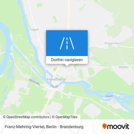 Franz-Mehring-Viertel Karte