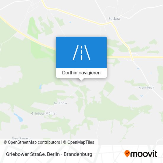 Griebower Straße Karte