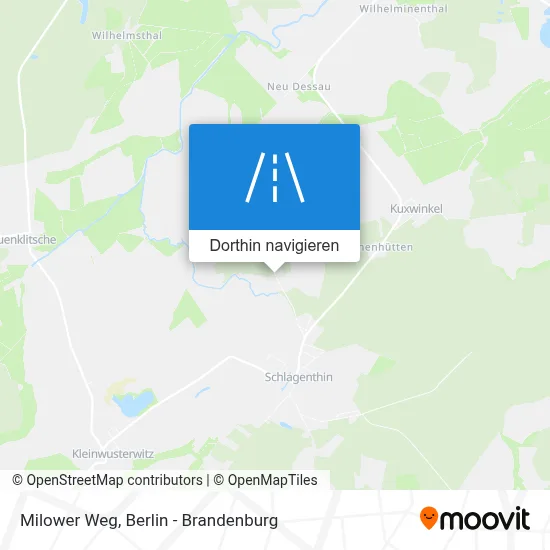 Milower Weg Karte
