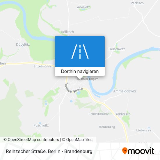 Reihzecher Straße Karte