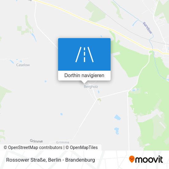 Rossower Straße Karte