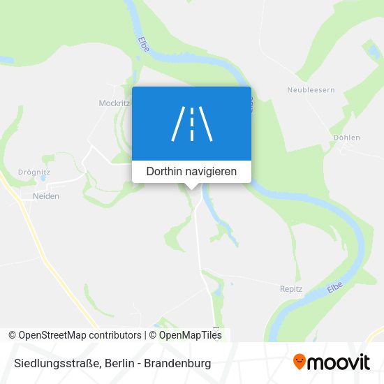 Siedlungsstraße Karte
