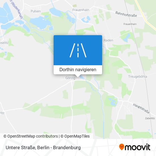 Untere Straße Karte