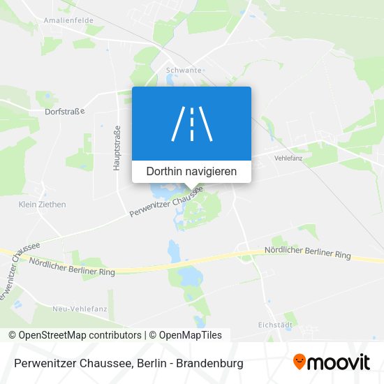 Perwenitzer Chaussee Karte