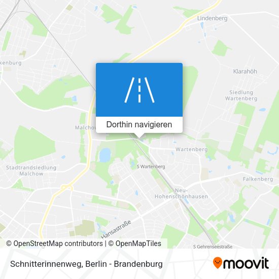 Schnitterinnenweg Karte