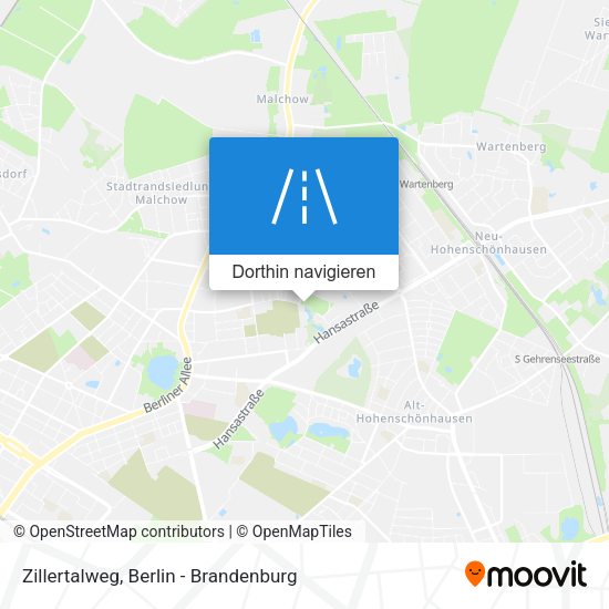 Zillertalweg Karte