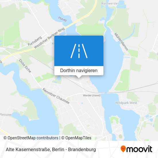 Alte Kasernenstraße Karte