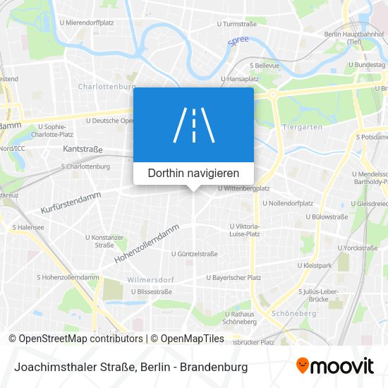 Joachimsthaler Straße Karte