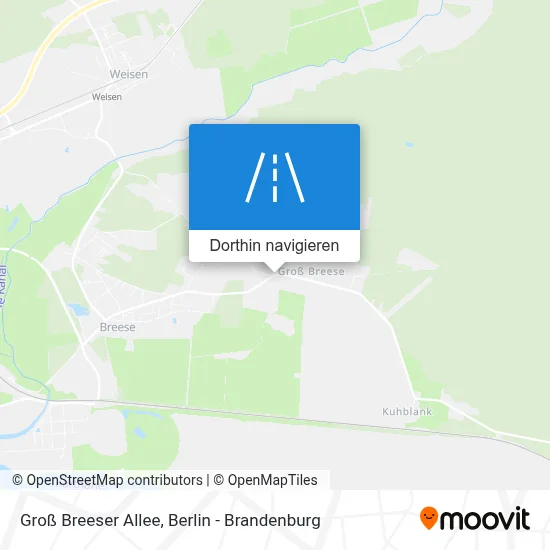 Groß Breeser Allee Karte