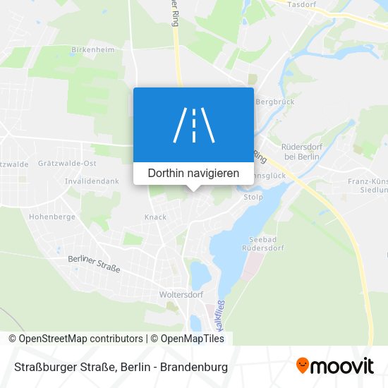 Straßburger Straße Karte